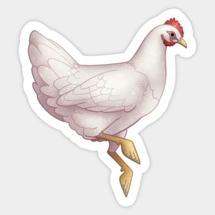 Cozy Hen Sticker